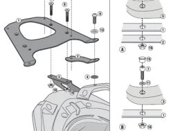 Givi SR5105M Monolock Top Case Rack For BMW C600 Sport (2012-2015)