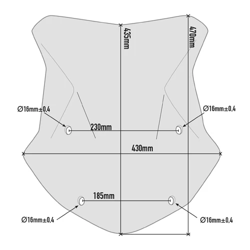 Givi 5124D Specific Windscreen, Smoked For BMW R1200GS (2013-) & R1250GS (2019-) - Image 2