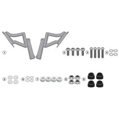 Givi A4128A Specific Windshield Fitting Kit For Kawasaki Z650/Z900 (2020-2021)