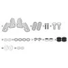 Givi D1163KIT Specific Windshield Fitting Kit For Honda PCX-125 (2019-2020)