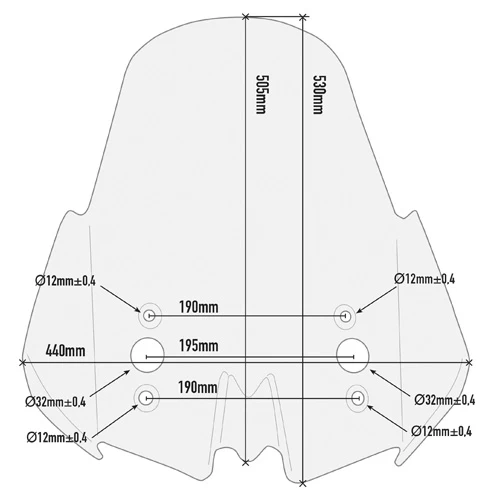 Givi D4122ST Windscreen, Transparent For Kawasaki Versys 650 (2015-2021) - Image 2