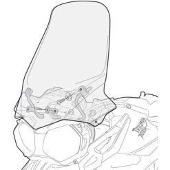 Givi D6401Kit Windshield Fitting Kit For Triumph Tiger 800 2011-2017