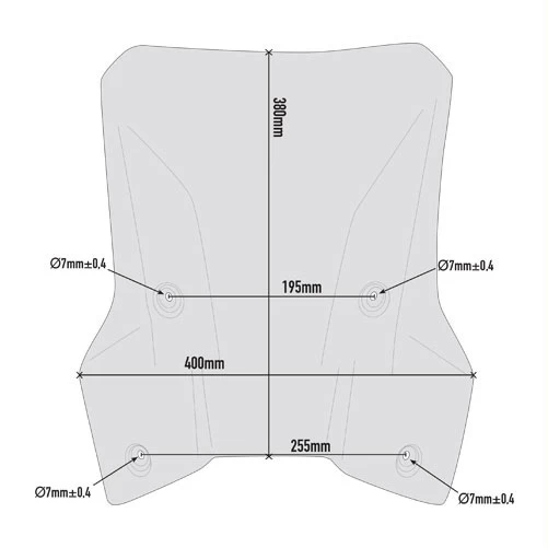 Givi D7706S Specific Windshield, Smoked For KTM 1290 Super Adventure / R / S '17-'20 - Image 2