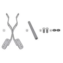 Givi FB5137 Smartphone / GPS Navigator Mounting Bar Kit For BMW F900XR (2020-)