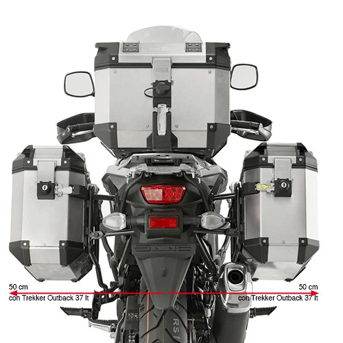 Givi PL3112CAM Outback Sidecarrier For Suzuki DL650 V-Strom (2017-) - Image 2