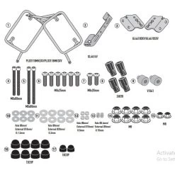 Givi PLO3118CAM Trekker Outback Side Carrier For Suzuki V-Strom 1050 / XT (2020-)