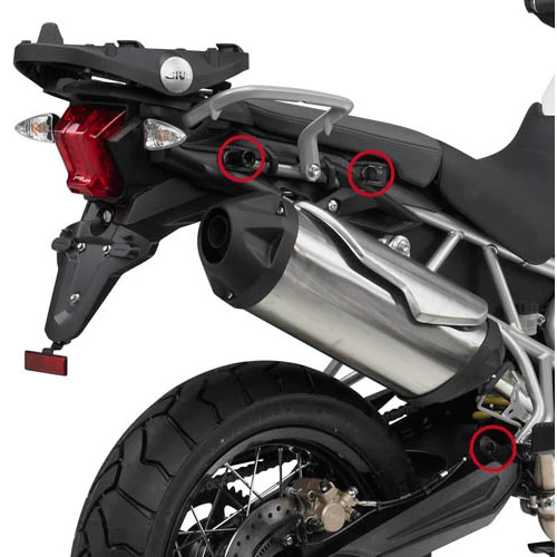 Givi PLR6409 Rapid Release Sidecarriers For Triumph Tiger 800 / 800 Xc (2011-) - Image 2