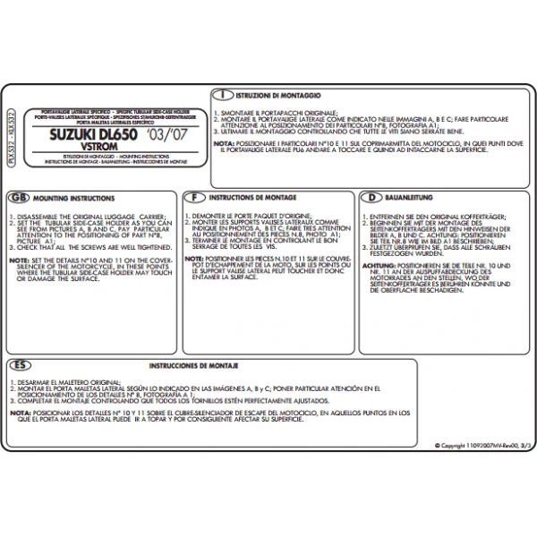 Givi PLX532 V35 Sidecase Hardware For Suzuki DL650 V-Strom (2004-2011) - Image 4