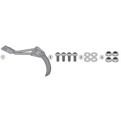 Givi RM1178KIT Rear Hugger Fitting Kit For Honda CRF1100L (2020-)