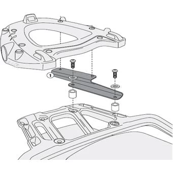 Givi SR6403 Rear Plate For Triumph Tiger Explorer 1200 (2012-)