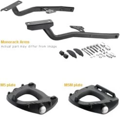 Givi 451FZ Monorack Sidearms For Kawasaki Versys 650 '10-'14